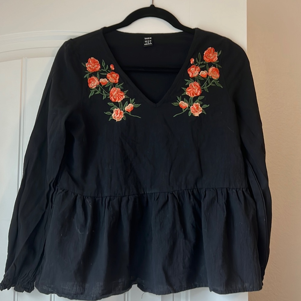 Long sleeve blouse